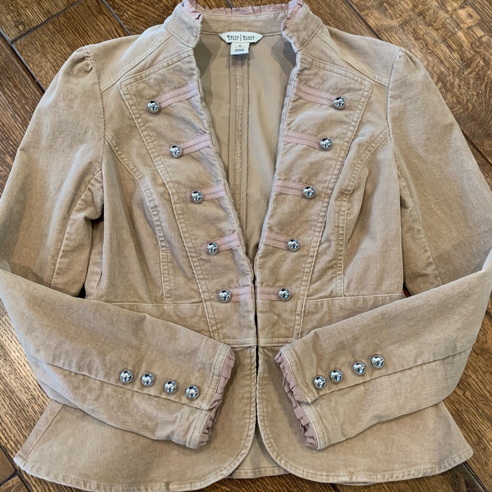 WHBM Tan Corduroy Jacket